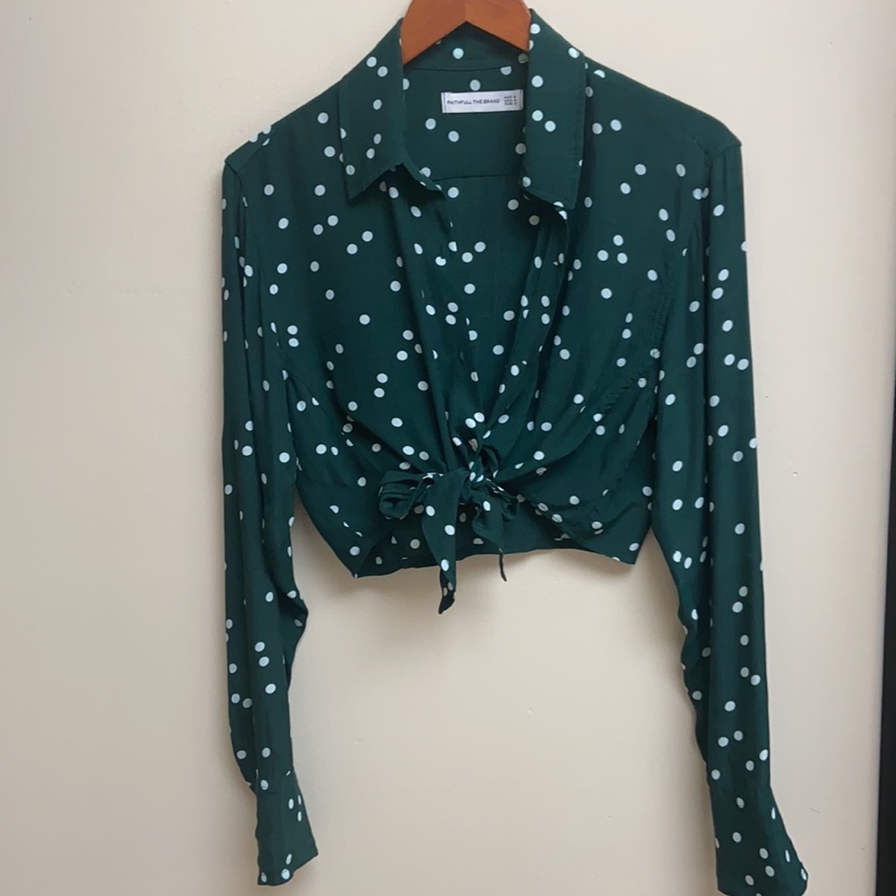 Faithfull the Brand Polka Dot Shirt